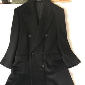 Mens High End Wool & Cashmere Overcoat